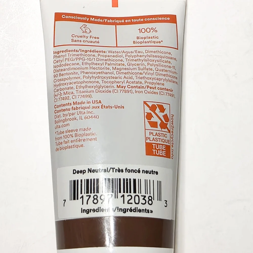 Ulta Beauty Complexion Crush Foundation & Catrice Triangle Artist Makeup Brush